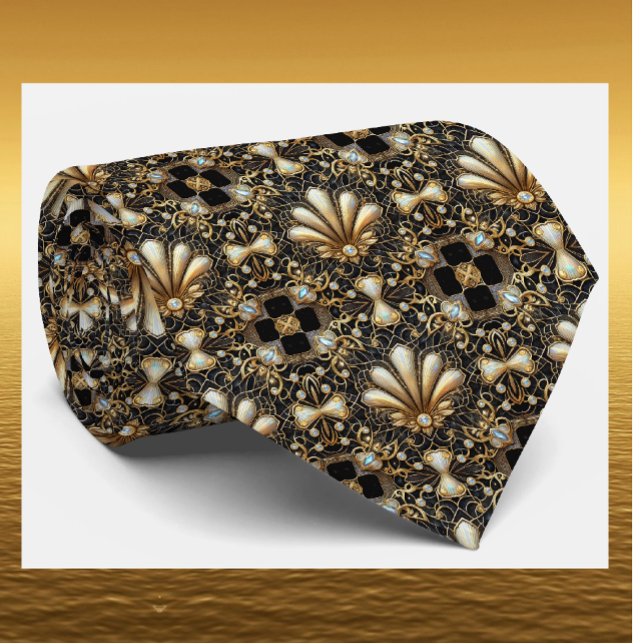Herrens slips | Art Deco Falska Diamant Halsband (Skapare uppladdad)