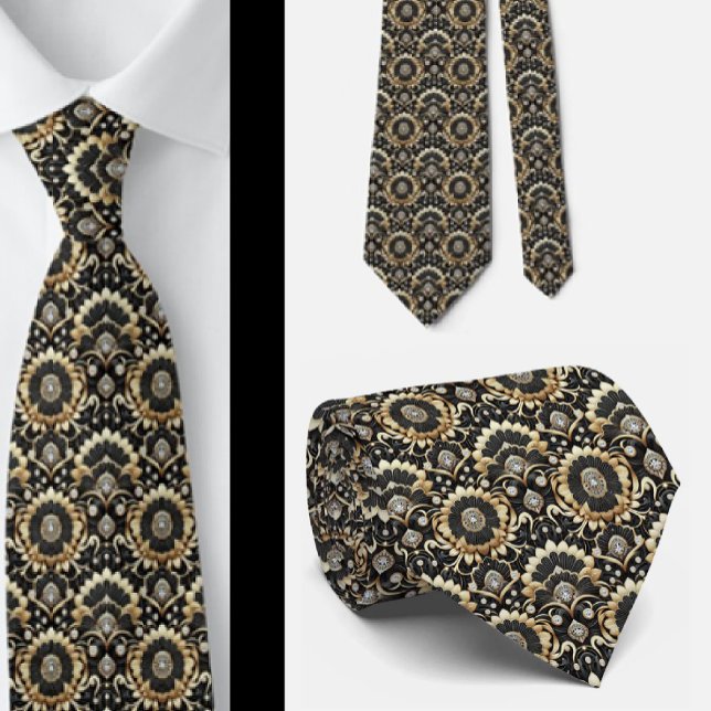 Herrens slips | Art Deco Falska Diamant Halsband (Skapare uppladdad)