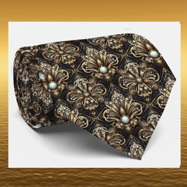 Herrens slips | Art Deco Falska Diamant Halsband (Skapare uppladdad)