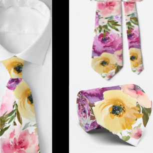 Herrens slips Bröllop & evenemang Blommig halsdu