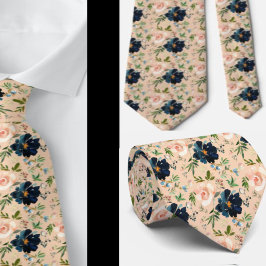 Herrens slips | Bröllop & evenemang Blommig halsdu