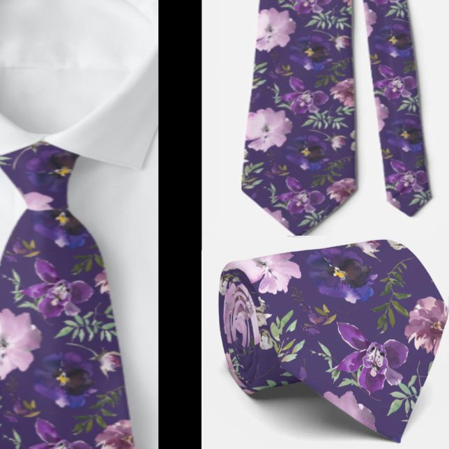 Herrens slips | Bröllop & evenemang Blommig slips (Skapare uppladdad)