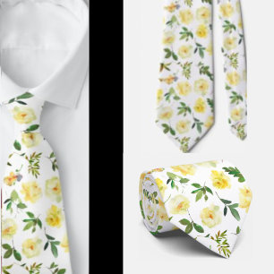 Herrens slips Bröllop & evenemang Blommig slips
