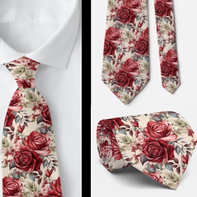 Herrens slips | Bröllop & Evenemang Blommig slips (Skapare uppladdad)
