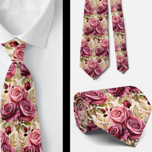 Herrens slips Bröllop & Evenemang Blommig slips