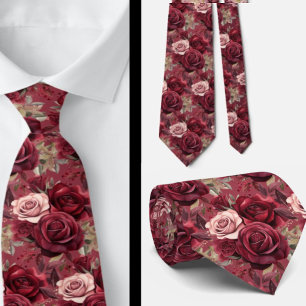 Herrens slips Bröllop & evenemang Blommig slips