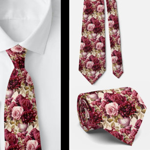 Herrens slips Bröllop & evenemang Blommig slips