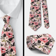 Herrens slips | Bröllop och evenemang Blommig hals