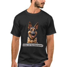 Herrens Spreken ze hundesnacks Hund T-shirt