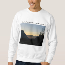 Herrens sweatshirt Glacier National Park Sunrise