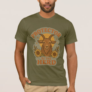 Herrens T-shirt för boskapsbeskyddare