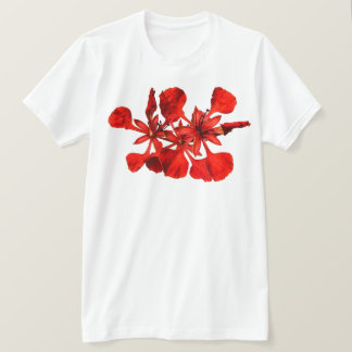 Herrens T-Shirt Royal Poinciana Blomma