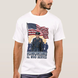 Herrens Veteran-dags T-shirt