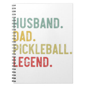 Herrens Vintage Tröja Make Pappa Pickleball Legend Anteckningsbok