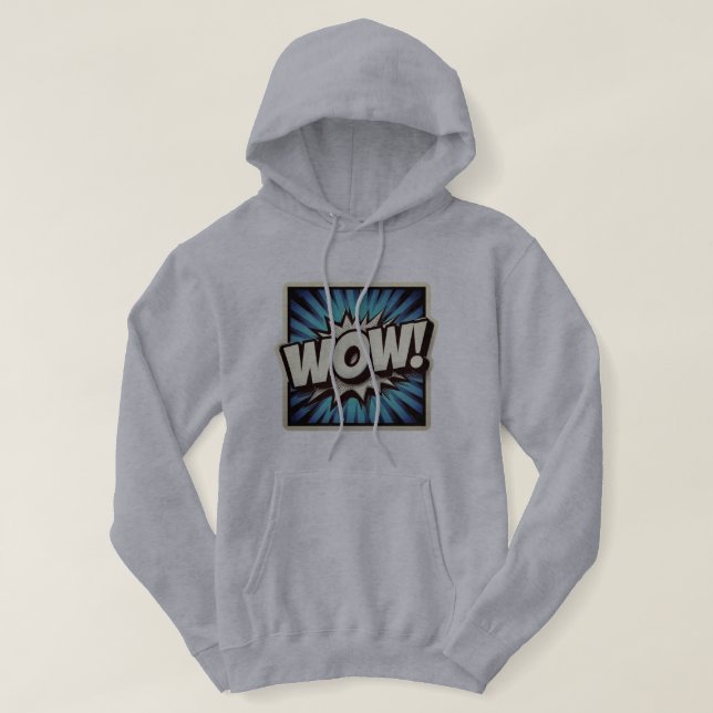 herrens wow hoodie (Design framsida)