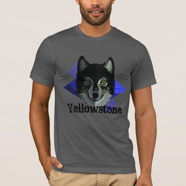 Herrens Yellowstone T-Shirt (Framsida)