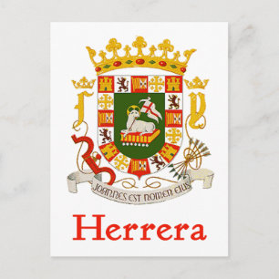 Herrera Shield of Puerto Rico Vykort