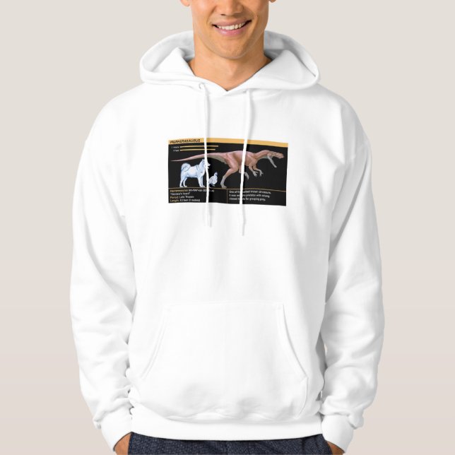 Herrerasaurus - Biology Dinosaur Timeline Hoodie (Framsida)