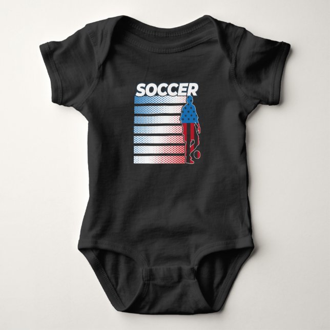 Herrfotboll Röd Vit Blå T Shirt (Framsida)