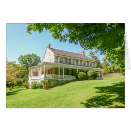 Herrgård i sommar hälsningskort