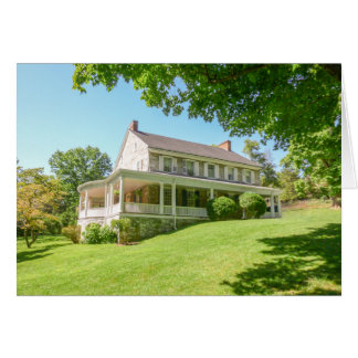Herrgård i sommar hälsningskort