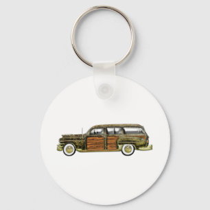 Herrgårdsvagn för Chrysler Town 1949 & land Nyckelring