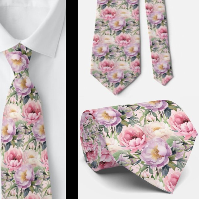 Herrgentleman Slip | Bröllop och Evenemang Blommig Slips (Skapare uppladdad)