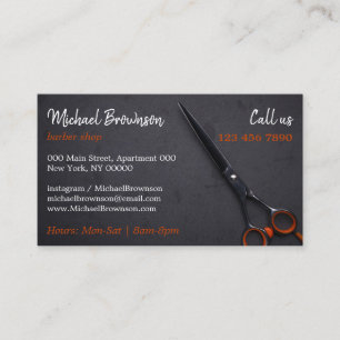 Herrgroomingstudio Saxklippning Visitkort