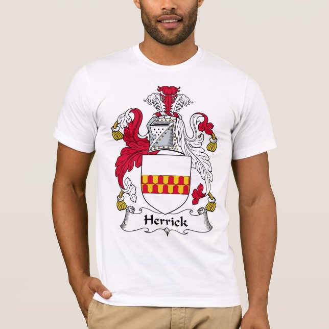Herrick familjvapensköld t-shirt (Framsida)