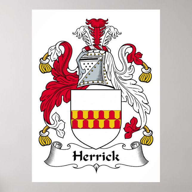 Herrick Family Crest Poster (Framsidan)