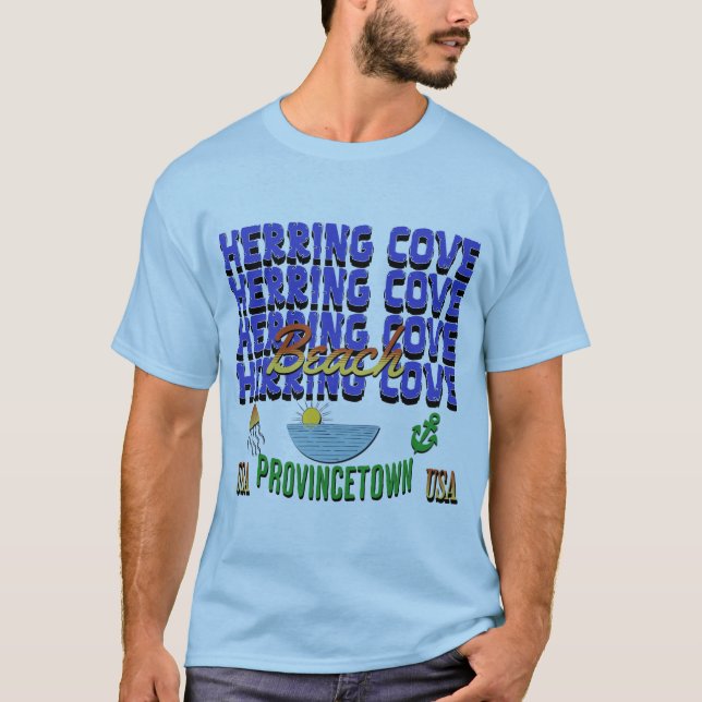 Herring Cove Beach, Provincetown, Massachusetts T Shirt (Framsida)