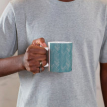 Herringbone Chevron Mönster Turcos