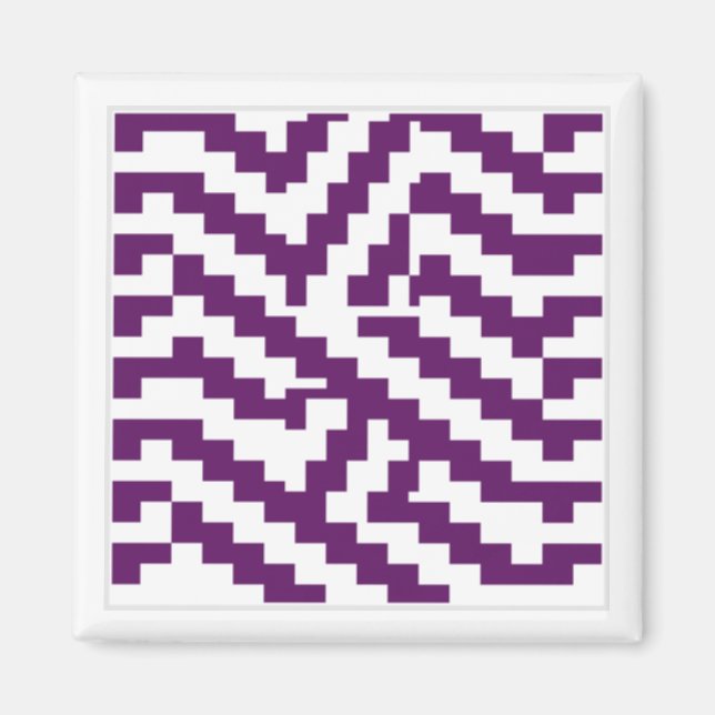 Herringbone Exclamation Mark Magnet! Magnet (Framsidan)