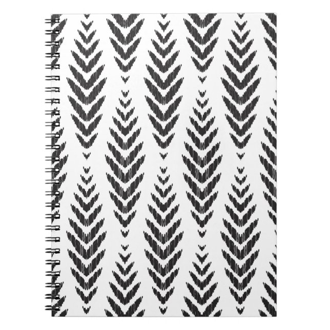 Herringbone mönster för hemdekör. anteckningsbok (Framsidan)