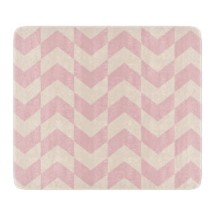 Herringbone Mönster Rosa Clearing Board