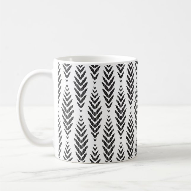 Herringbone, sömlös mönster för hemdekoridéer. kaffemugg (Vänster)
