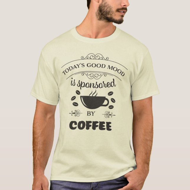Herrkaffe T-shirt (Framsida)