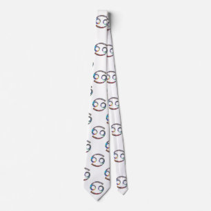 herrkläder av cancer i hologram manar necktie-hals slips