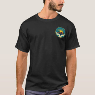 Herrkläder med orangea bokstäver t shirt