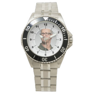 Herrklocka - Personlig - Rostfritt stål Armbandsur