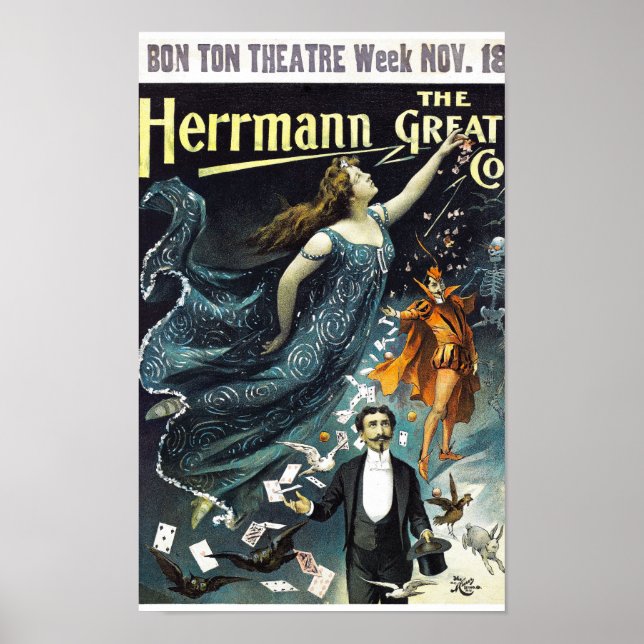 Herrmann Den Underbara återställda Vintage resor P Poster (Framsidan)