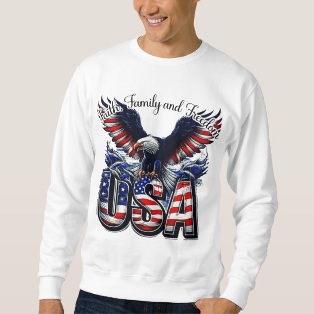 Herrmode Kläder Herr Tröjor Svettshirts Lång Ärmad Tröja (Framsida)