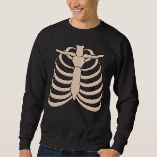 Herrskeletttröja för Halloweenfest Lång Ärmad Tröja