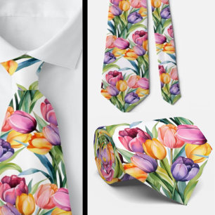Herrslig cravatt Bröllop & Evenemang Blommig hal Slips