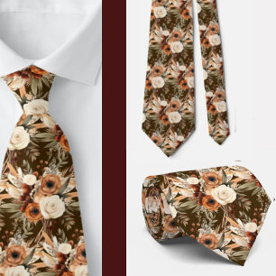 Herrslig cravatt Bröllop & Evenemang Blommig hal Slips