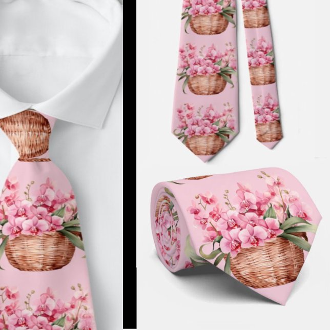 Herrslig cravatt | Bröllop & evenemang blomsterlig Slips (Skapare uppladdad)
