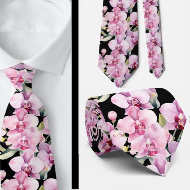 Herrslig cravatt | Bröllop & evenemang blomsterlig Slips (Skapare uppladdad)