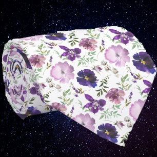 Herrslig halsduk Blommig halsduk för bröllop och Slips