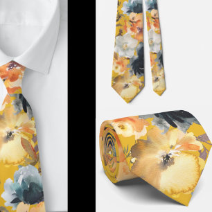 Herrslig halsduk Bröllop & evenemang Blommig hal Slips