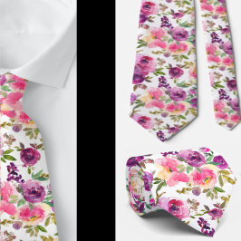 Herrslig halsduk | Bröllop & evenemang Blommig hal Slips